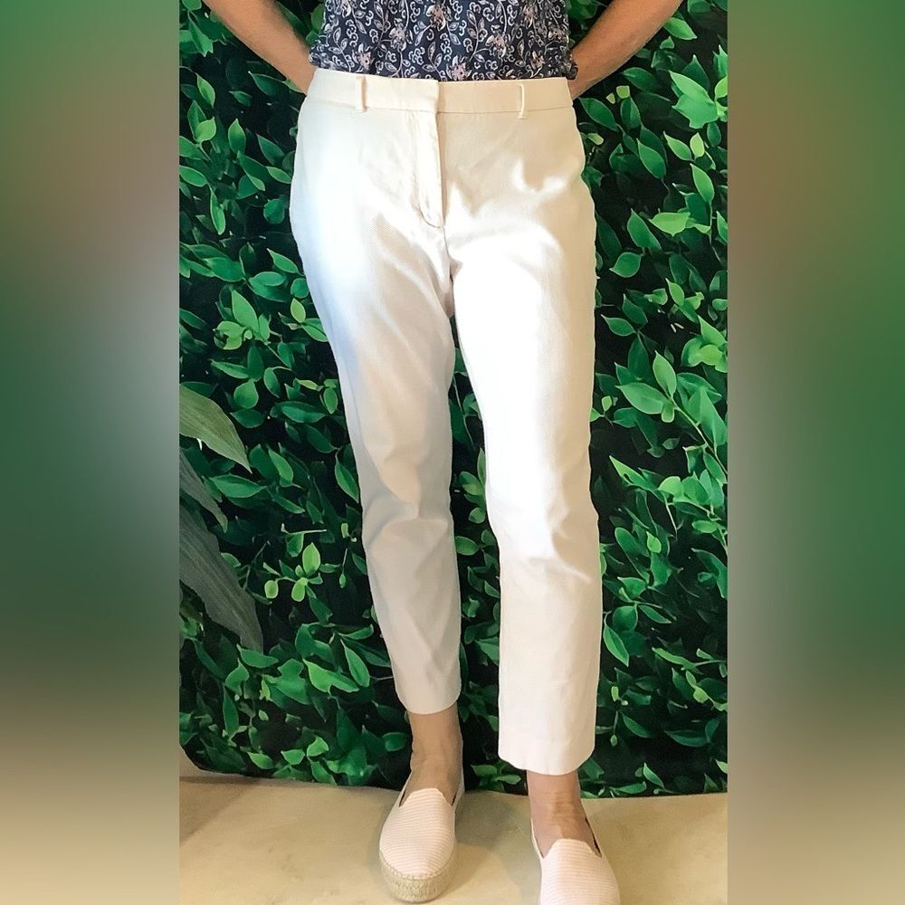 🩷 White House Black Market Pink Ankle Pants – Size 8 - Picture 3 of 8